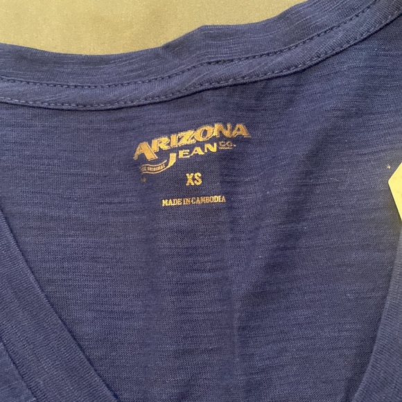 NWT Light Blue V Neck Tee - Picture 2 of 3